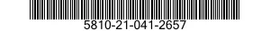 5810-21-041-2657 GASKET 5810210412657 210412657