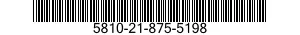5810-21-875-5198 TAPE,ELECTRONIC DATA PROCESSING 5810218755198 218755198