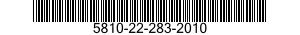 5810-22-283-2010  5810222832010 222832010