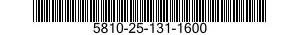 5810-25-131-1600 PROCESSOR 5810251311600 251311600