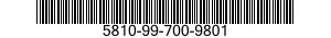 5810-99-700-9801  5810997009801 997009801
