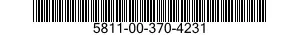 5811-00-370-4231  5811003704231 003704231