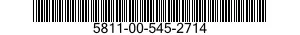 5811-00-545-2714  5811005452714 005452714