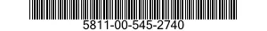 5811-00-545-2740  5811005452740 005452740