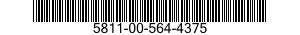 5811-00-564-4375  5811005644375 005644375