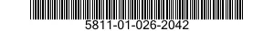 5811-01-026-2042 COMPUTER PROCESSING 5811010262042 010262042