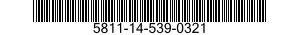 5811-14-539-0321 RADIO TERMINAL SET 5811145390321 145390321