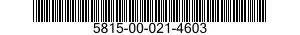 5815-00-021-4603 BAR,LOCKING,TELETYPEWRITER 5815000214603 000214603
