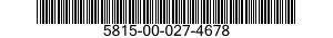 5815-00-027-4678 BAR,CONNECTING,TELETYPEWRITER 5815000274678 000274678