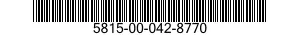 5815-00-042-8770 TELETYPEWRITER SUBASSEMBLY 5815000428770 000428770