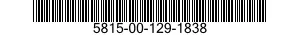 5815-00-129-1838 DISK ASSEMBLY 5815001291838 001291838