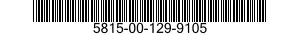 5815-00-129-9105  5815001299105 001299105