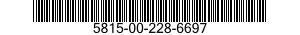 5815-00-228-6697 BAR,CONNECTING,TELETYPEWRITER 5815002286697 002286697