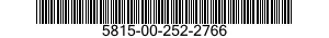 5815-00-252-2766  5815002522766 002522766