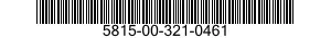 5815-00-321-0461 TELETYPEWRITER SUBASSEMBLY 5815003210461 003210461