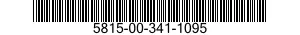 5815-00-341-1095  5815003411095 003411095