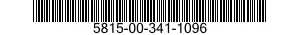 5815-00-341-1096  5815003411096 003411096