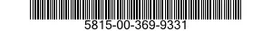 5815-00-369-9331 SETSCREW 5815003699331 003699331