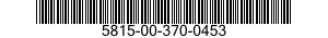 5815-00-370-0453 KEYTOP,KEYBOARD 5815003700453 003700453