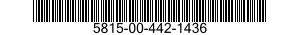 5815-00-442-1436 TELEPRINTER 5815004421436 004421436