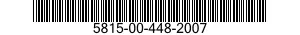5815-00-448-2007 SCREW,MACHINE 5815004482007 004482007