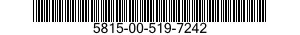 5815-00-519-7242  5815005197242 005197242