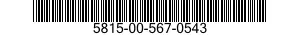 5815-00-567-0543 CABLE-SPRING ASSEMB 5815005670543 005670543