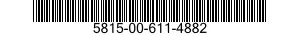 5815-00-611-4882  5815006114882 006114882