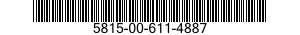 5815-00-611-4887  5815006114887 006114887