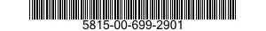 5815-00-699-2901  5815006992901 006992901
