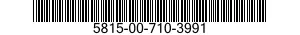 5815-00-710-3991  5815007103991 007103991