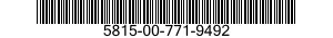 5815-00-771-9492 LINK 5815007719492 007719492