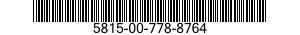 5815-00-778-8764  5815007788764 007788764