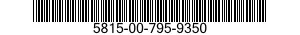5815-00-795-9350 TELETYPEWRITER SUBASSEMBLY 5815007959350 007959350