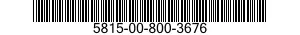 5815-00-800-3676  5815008003676 008003676