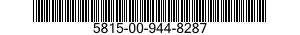 5815-00-944-8287  5815009448287 009448287