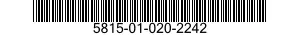 5815-01-020-2242 DISTRIBUTOR-TRANSMITTER,TELETYPEWRITER 5815010202242 010202242
