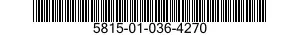 5815-01-036-4270 PLATE,DATA CONTROL BOARD 5815010364270 010364270