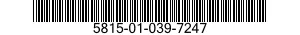 5815-01-039-7247  5815010397247 010397247