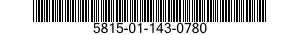 5815-01-143-0780 TELEPRINTER SET 5815011430780 011430780