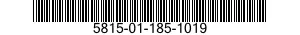 5815-01-185-1019 TELETYPEWRITER SUBASSEMBLY 5815011851019 011851019