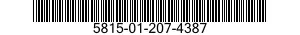 5815-01-207-4387 KEYTOP 5815012074387 012074387