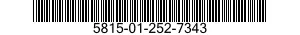 5815-01-252-7343  5815012527343 012527343