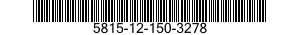 5815-12-150-3278 KEYTOP,KEYBOARD 5815121503278 121503278