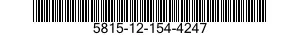 5815-12-154-4247 TYPING ELEMENT 5815121544247 121544247