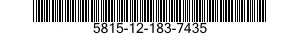 5815-12-183-7435 TELETYPEWRITER SUBASSEMBLY 5815121837435 121837435