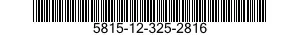 5815-12-325-2816 TELETYPEWRITER SUBASSEMBLY 5815123252816 123252816