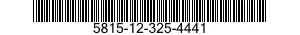 5815-12-325-4441 TYPING ELEMENT 5815123254441 123254441