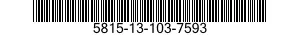 5815-13-103-7593 RUNNER,BAKELITE 5815131037593 131037593