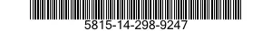 5815-14-298-9247 KEYBOARD-TRANSMITTER,TELETYPEWRITER 5815142989247 142989247